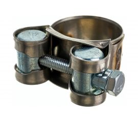 Силовой хомут Nord-Yada Д: 23-25 мм, Ш: 18 мм, Т: 0,6 мм, болт: М5х40, нерж. сталь 903115 