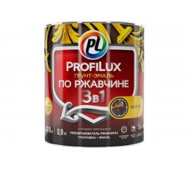 Грунт-эмаль Profilux по ржавчине 3в1 жёлтая 0,9 кг Н0000003576 