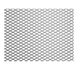 Облицовка радиатора DolleX алюминий, 120 х 20 см, серебро, ячейки 10 х 5,5мм DKS-125 