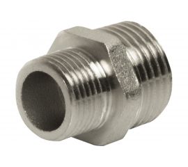 Переходной ниппель VRT 1/2""-3/8"", наружная/наружная, никель 1909-001510 503071 
