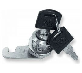 Мебельный замок Локри поворотный, хром UL-20 