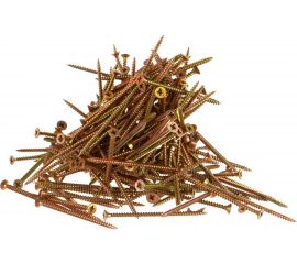 Шуруп для дерева Саморезик 4.5х80 универсальный потай, желтый цинк, Pz-2 200шт SYZ-4.5х80-200 