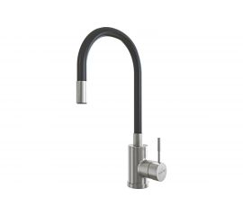 Смеситель для кухни Mixline серый, гибкий силиконовый излив 35k MLSS-0325 542381 