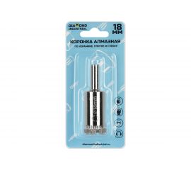 Коронка алмазная по керамике, плитке и стеклу 18 мм Diamond Industrial DIDCBC018 