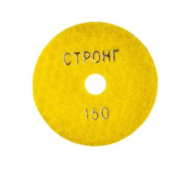 Черепашка АГШК алмазный гибкий диск для сухой шлифовки 100 мм, P 150 Strong СТБ-31100150 