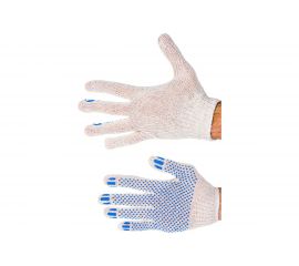 Трикотажные перчатки с ПВХ БЕРТА 1 пара 100/1 
