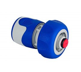 Коннектор с аквастопом для шланга (19 мм; 3/4; пластик; TPR) GREEN APPLE Б0003119 