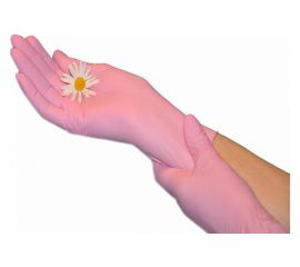 Нитриловые перчатки EcoLat Pink 100 шт./уп. размер XS, 3435/XS 