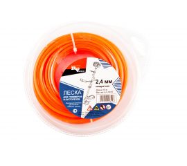 Леска квадратная витая армированная (2.4 мм; 15 м) для триммера REDVERG 6655100 