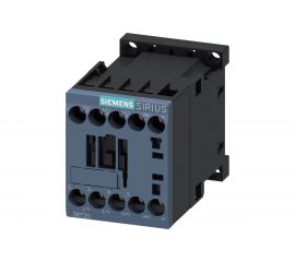 Контактор Siemens 3 полюса AC-3, 3КВТ/400В, Блок-Контакт 1НО 3RT20151AP01 