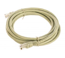 Патч-корд Cablexpert UTP PP6U-3M кат.6, 3м, литой, многожильный серый PP6U-3M 