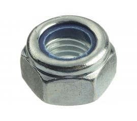 Шестигранные гайки со стопорным кольцом Профикреп DIN985 Zn, М12 25 шт 111161 