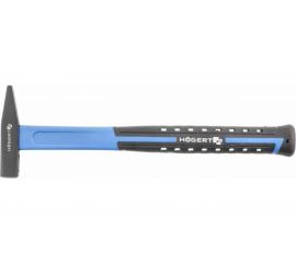 Слесарный молоток HOEGERT TECHNIK 2000 г, с рукояткой из стекловолокна HT3B039 