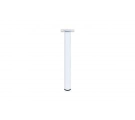 Ножка Tech-Krep D30х300 круглая, нерегулируемая, белая - накладка 151267 