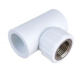 Тройник с внутренней резьбой Политэк ПП 25х1/2 9500002512 