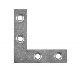 Мебельный плоский уголок VORMANN 40х40х10х1,5 мм, оцинкованный 00186 040 Z 