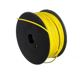 Провод ПГВА REXANT 1х0.50 кв.мм, желтый, бухта 100 м 01-6512 
