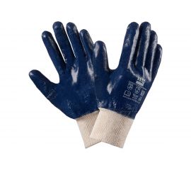 МБС перчатки Фабрика перчаток синие манжет резинка ПЕР-МБС-СНМ-288 