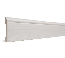 Напольный плинтус Decor-Dizayn ударопрочный, влагостойкий, капучино, 79х13х2400 мм 005-75 