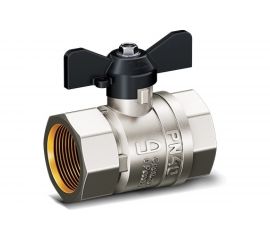 Шаровой кран LD Pride латунный, внутренняя/внутренняя резьба, ручка-бабочка, 3/4"" 47.20.B-B.Б 