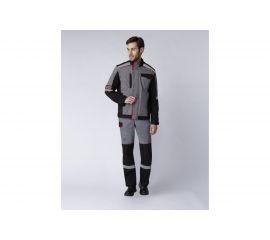 Костюм ФАКЕЛ Сервис NEW серый/черный, размер 44-46, рост 170-176 87468317.001 