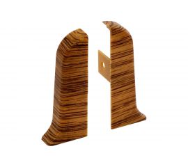 Заглушка для плинтуса Рико Лео (25 пар; 56 мм; левая/правая; ПВХ; Дуб лионский) GRACE УТ000010873 