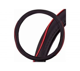 Оплетка SKYWAY Combo-7 L Черно/Красная экокожа S01102304 