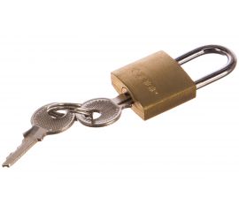 Навесной мини замок Зубр латунный корпус, 20 мм, Профессионал 37130-20_z01 