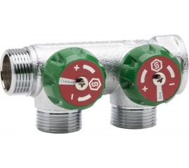 Регулирующий коллектор STOUT 3/4, 2 отвода 3/4ЕК SMB-6850-343402 RG008UJF3O1AHM 