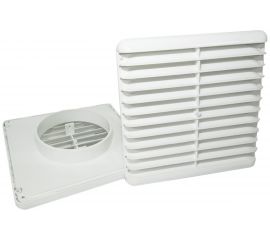 Решетка вентиляционная 170х170 мм, диаметр дымохода 150 мм MTG 426054 