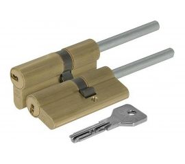 Цилиндровый механизм под вертушку CISA дл. шток ASIX OE307-90.00 80 мм/45+10+25, ЛАТУНЬ 23919 