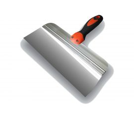 Шпатель DECOR 300 мм, ширина 75 мм, толщина 0,45 мм, двухкомпонентная ручка, нерж. сталь, фасадный 