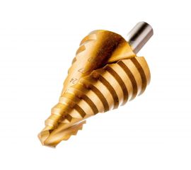 Сверло ступенчатое PRO (9-36 мм; HSS TiN; спиральный профиль; трехгранный хвостовик) TUNDRA 4087171 