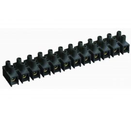 Винтовой зажим TDM, ЗВИ-30, полипропилен, 1,5-10мм2, 12пар, 100С, черный SQ0510-0036 