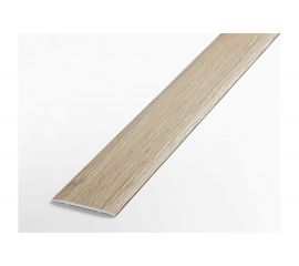 Порог прямой алюминиевый ЛУКА (35 мм, 1,8 м, ламинированый, Дуб беленый) УТ000020124 