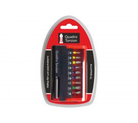Набор бит 10 предметов Quadro Torsion 490010 