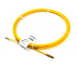 Протяжка для кабеля мини OlmiOn УЗК d=4,5 мм L=5 м в бухте, желтый СП-Б-4,5/5 