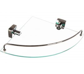Стеклянная угловая полка FIXSEN KVADRO 61303A 