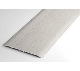 Порог прямой алюминиевый декоративный (100 мм, 0,9 м, Дуб арктик) ЛУКА УТ000003274 