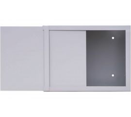 Настенный шкаф SUPRLAN антивандальный пенальный АП-330-В /1,2мм/ с планкой 05-0203 