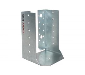 Закрытая опора бруса LUCKY Guy 140х76х100х2,0 мм, оцинкованная 100 04 100 3 