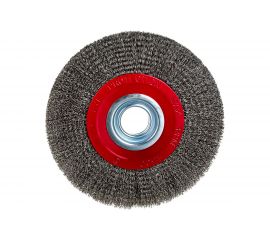 Щётка круглая №184 (200 мм; гофрированная проволока) для точила АТАКА 0320032430 34735 