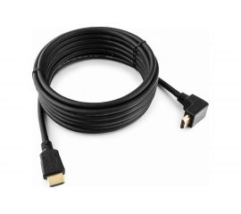 Кабель HDMI Cablexpert 4.5 м v1.4 19M/19M угловой разъем черный CC-HDMI490-15 