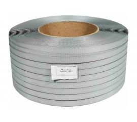 Лента Кордленд ПП, 19х1 мм х 1 км, 360 кгс, серый, М/ПА PP-00662 