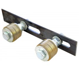 Комплект поддерживающих роликов на пластине Rolik-Opt силикон, d.45 К1103 