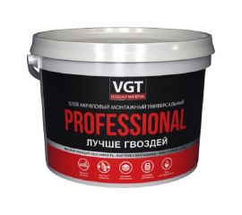 Акриловый монтажный клей VGT универс. ПРОФ белый 3,0кг 11604904 