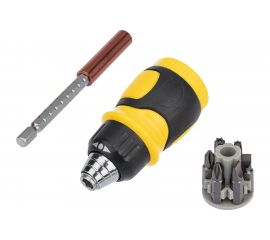 Реверсивная отвертка с набором бит REXANT 8 предметов 12-4779 