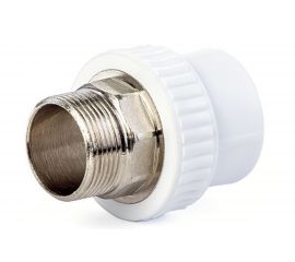 Комбинированная муфта PPR LAMMIN НР, 40х1 1/4"", под ключ Lm31042040032 