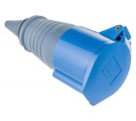 Кабельная розетка IEK 32A 2P+Е 220В IP44 223 ИЭК PSR21-032-3 