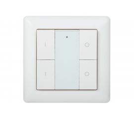 Панель управления IEK DALI, 2 адреса, 4 кнопки, пластик белый LDR22-01-4-1-K01 
